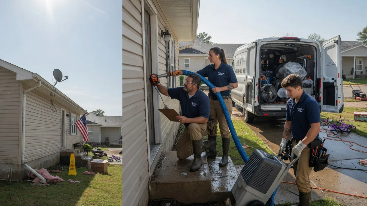 Ceiling Water Damage Restoration in Mount Carroll, IL near me